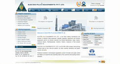 Desktop Screenshot of electrofluxequipments.com